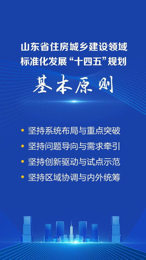 七大要點速覽 聚焦山東省住房城鄉建設領域標準化發展“十四五”規劃